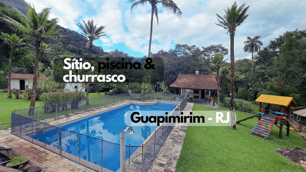 Paradisiaco, Piscina E Churrasqueira Em Guapimirim Ngoại thất bức ảnh